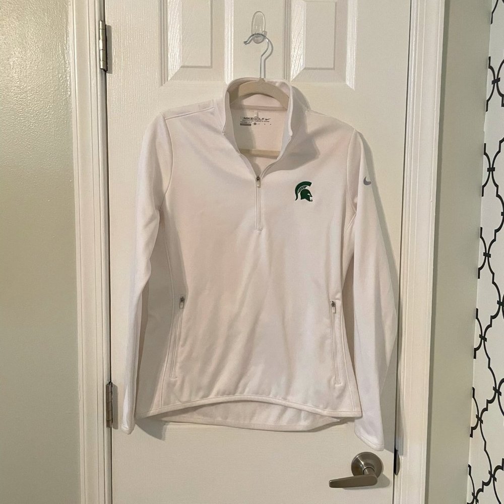 Michigan State Nike Half Zip Pullover